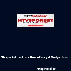 Ntvsporbet Twitter - G&uuml;ncel Sosyal Medya Hesabı